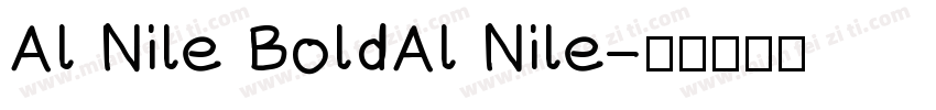 Al Nile BoldAl Nile字体转换